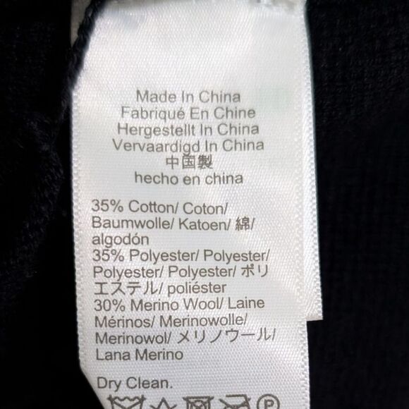 J. Crew Cecile relaxed sweater-blazer Women's S Black - BF013 - Picture 4 of 5